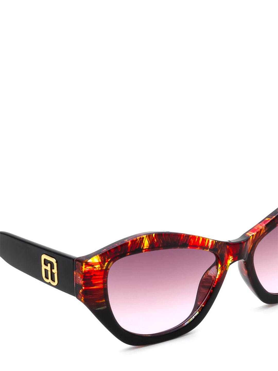 IRUS by IDEE Women Cateye Sunglasses with UV Protected Lens IRS1346C3SG