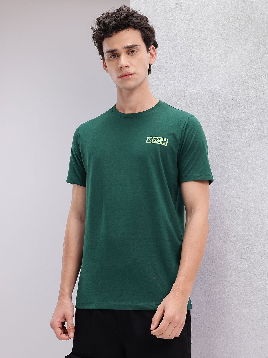 HRX by Hrithik Roshan Brand Logo Detail Lifestyle T-shirt