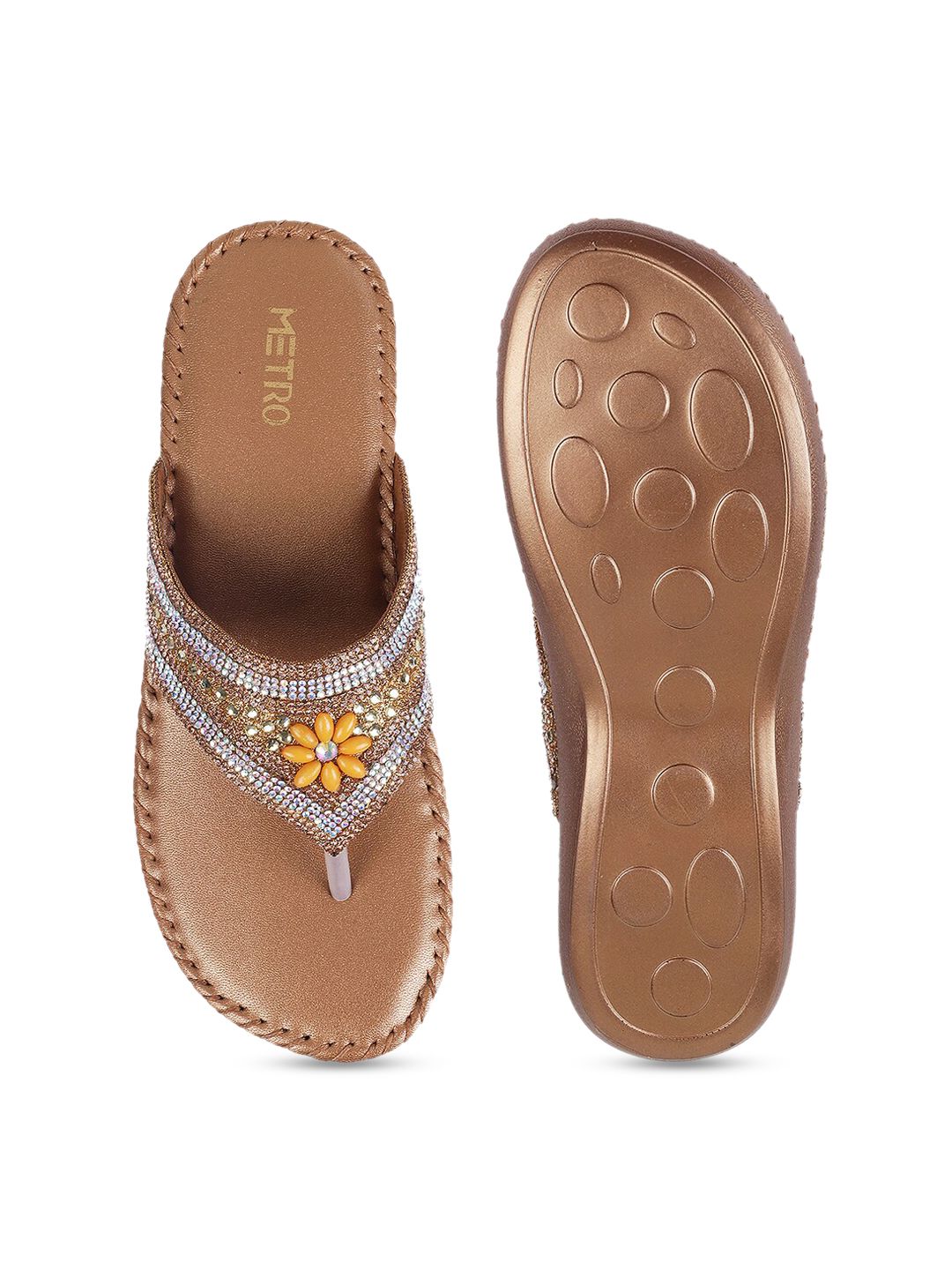 Metro Embellished Open Toe Heels