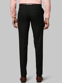 Raymond Men Black Slim Fit Trousers