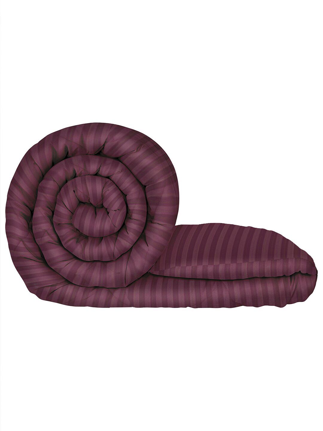 Story@home Maroon Striped Ac Room Reversible Single Bed Comforter