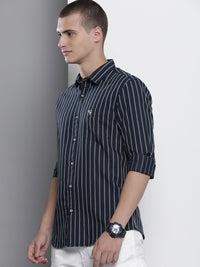 The Indian Garage Co Striped Casual Cotton Shirt