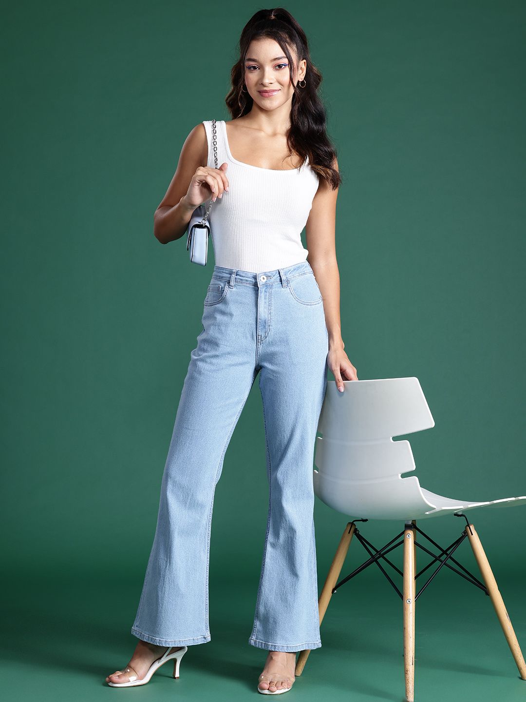 DressBerry Women Bootcut Stretchable Jeans
