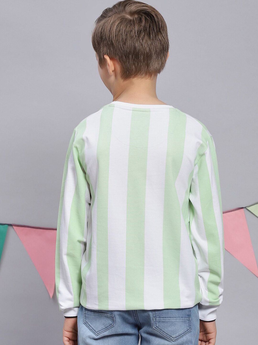 Monte Carlo Boys Typography Printed Pure Cotton Pullover