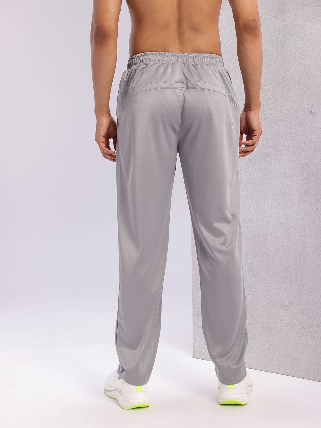 HRX by Hrithik Roshan Men Mid-Rise Rapid-Dry Brand Logo Print Running Track Pants