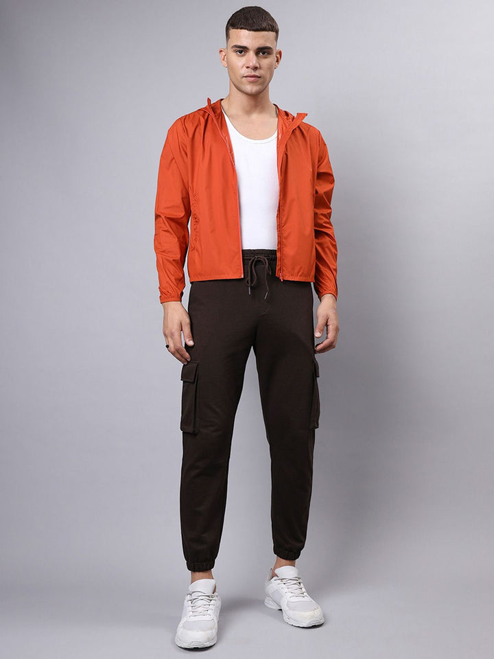 Bewakoof Men Brown Cotton Oversized Joggers