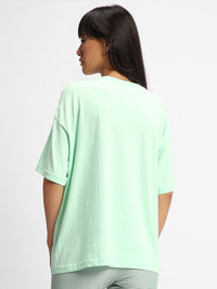 Bewakoof Women Graphic Printed Round Neck Cotton Oversized T-shirt