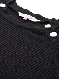 all about you Women Acrylic Ribbed Pullover