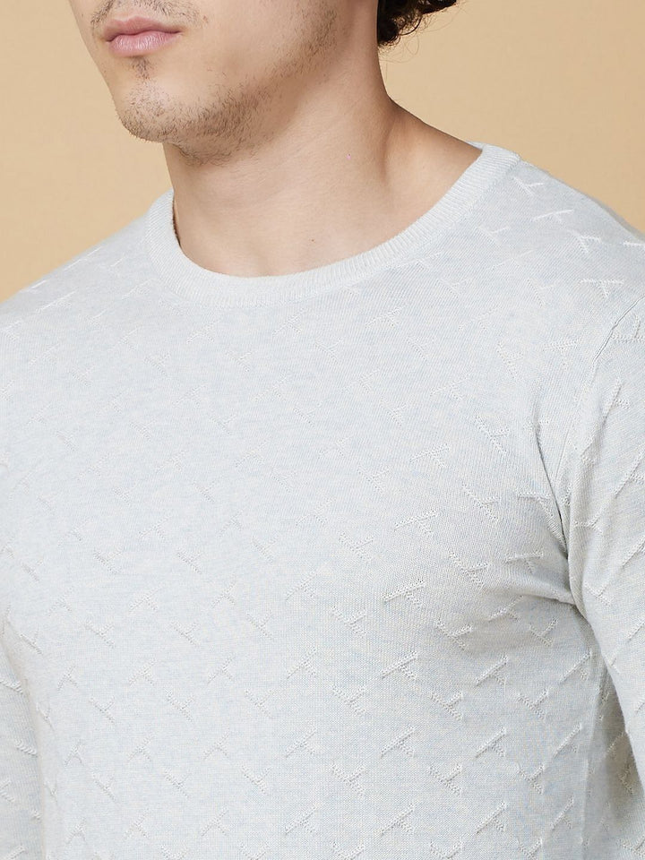 Being Human Men Henley Neck Pure Cotton Raw Edge T-shirt