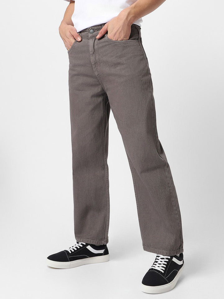 Urbano Fashion Men Loose Fit Washed Non-Stretchable Jeans