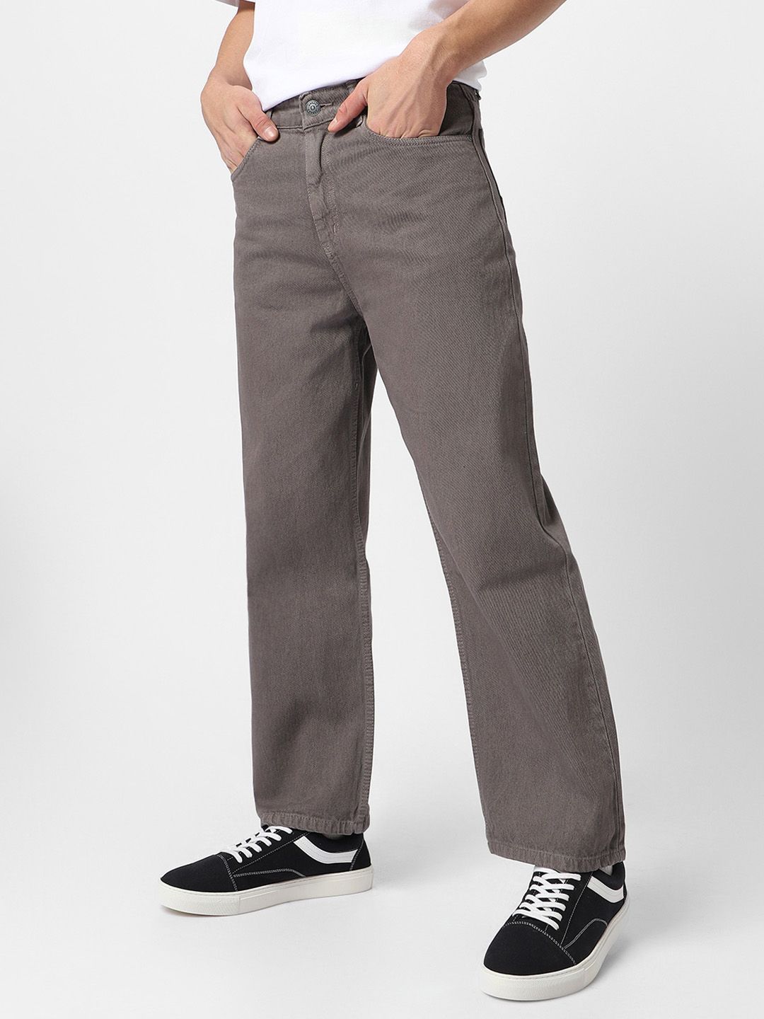 Urbano Fashion Men Loose Fit Washed Non-Stretchable Jeans