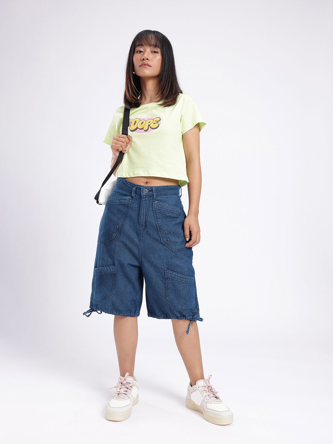 DressBerry Women Street Cool Cargo Style Shorts