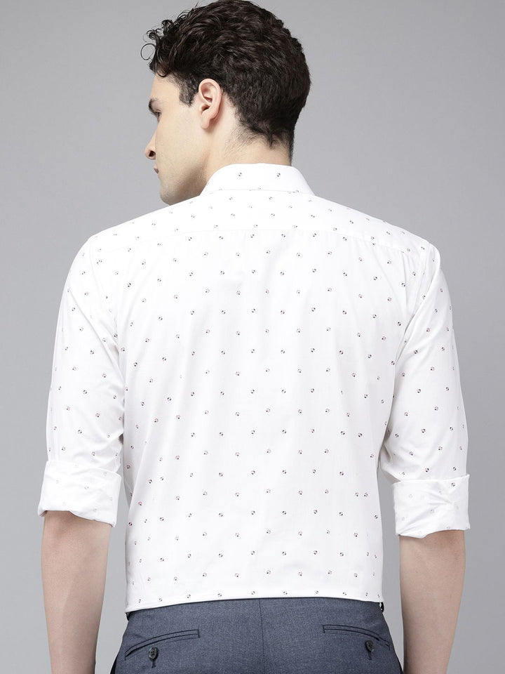 Park Avenue Pure Cotton Slim Fit Printed Formal Shirt