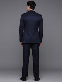 Raymond Men Self Design Single Breasted 2-Piece Formal Suit