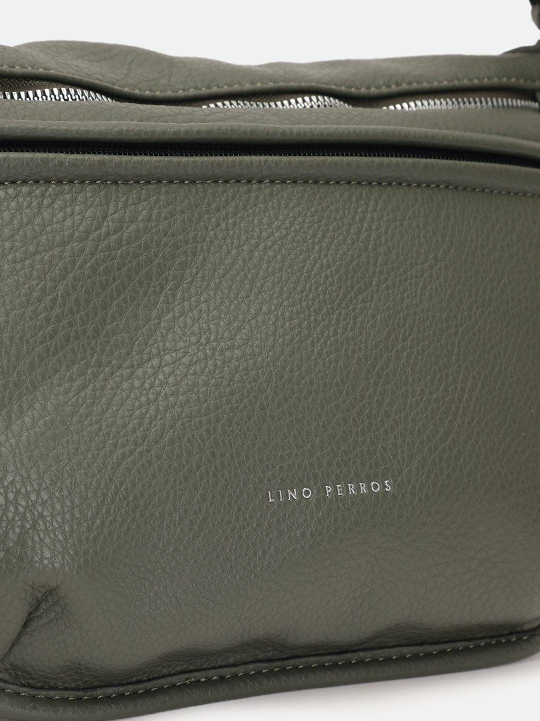 Lino Perros Textured Structured Shoulder Bag