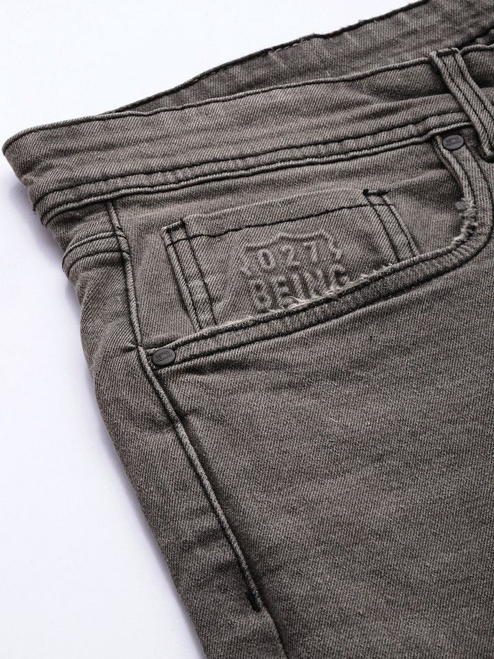 Being Human Men Slim Fit Mildly Distressed Light Fade Stretchable Jeans