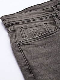 Being Human Men Slim Fit Mildly Distressed Light Fade Stretchable Jeans
