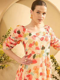 Antheaa Women Floral Printed Maxi Dress