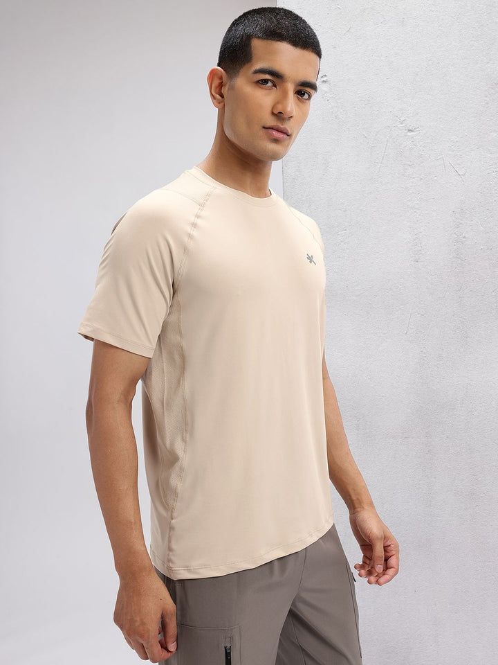 HRX by Hrithik Roshan Mesh Panel Back Rapid-Dry Training T-shirt