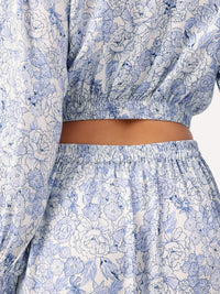 DressBerry Feminine Flair Floral Printed Cut-Out Maxi Dress