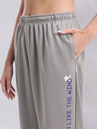 HRX by Hrithik Roshan Women Typography Print Mid-Rise Running Joggers