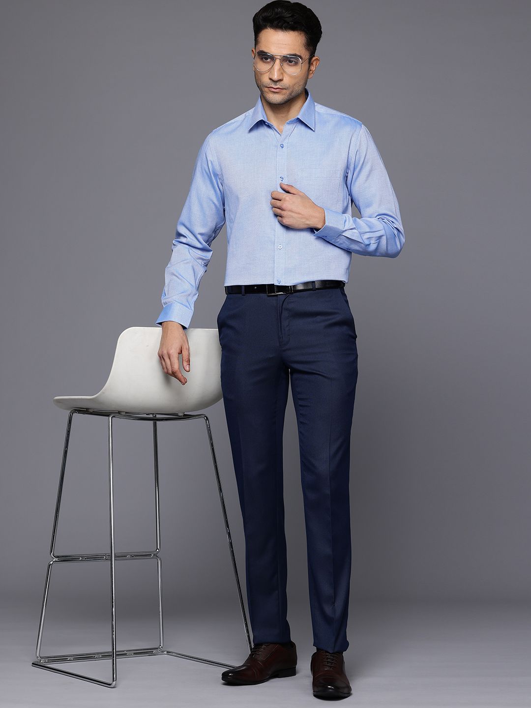 Raymond Pure Cotton Slim Fit Formal Shirt