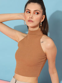 STREET 9 Chic Brown Solid Top