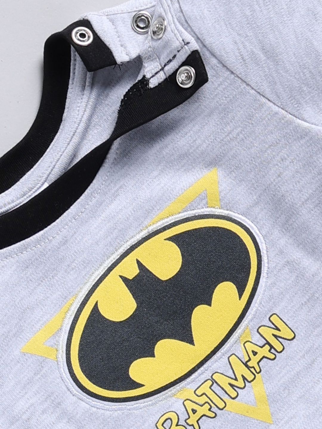 Moms Love Infant Boys Printed Pure Cotton Batman Clothing Set