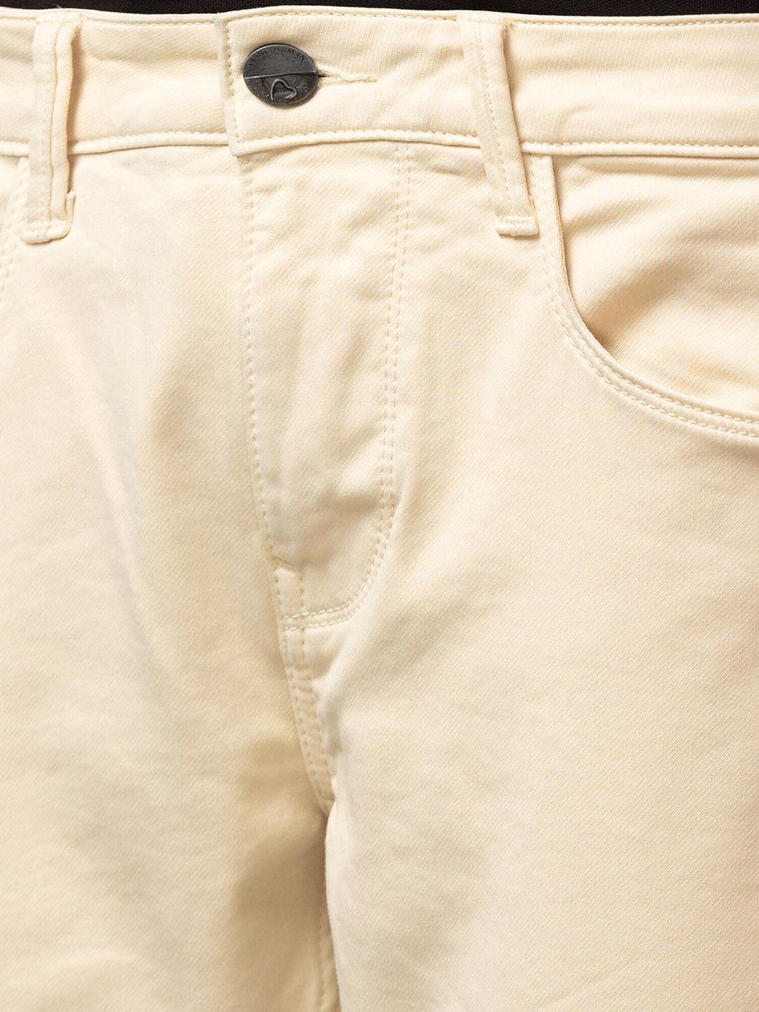 Being Human Men Beige Slim Fit Jeans