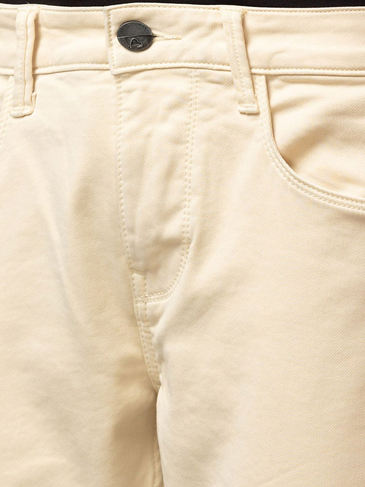 Being Human Men Beige Slim Fit Jeans