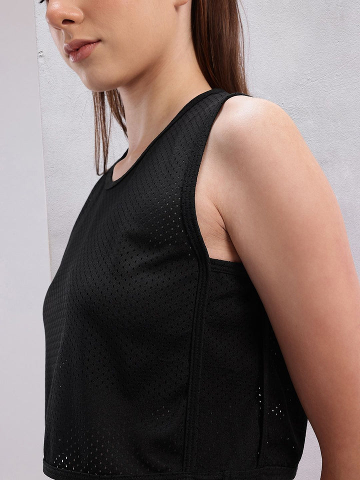 HRX by Hrithik Roshan Perforated Rapid-Dry Training T-shirt