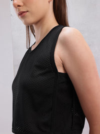 HRX by Hrithik Roshan Perforated Rapid-Dry Training T-shirt