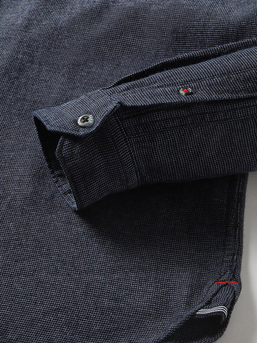 THE BEAR HOUSE Slim Fit Casual Pure Cotton Shirt