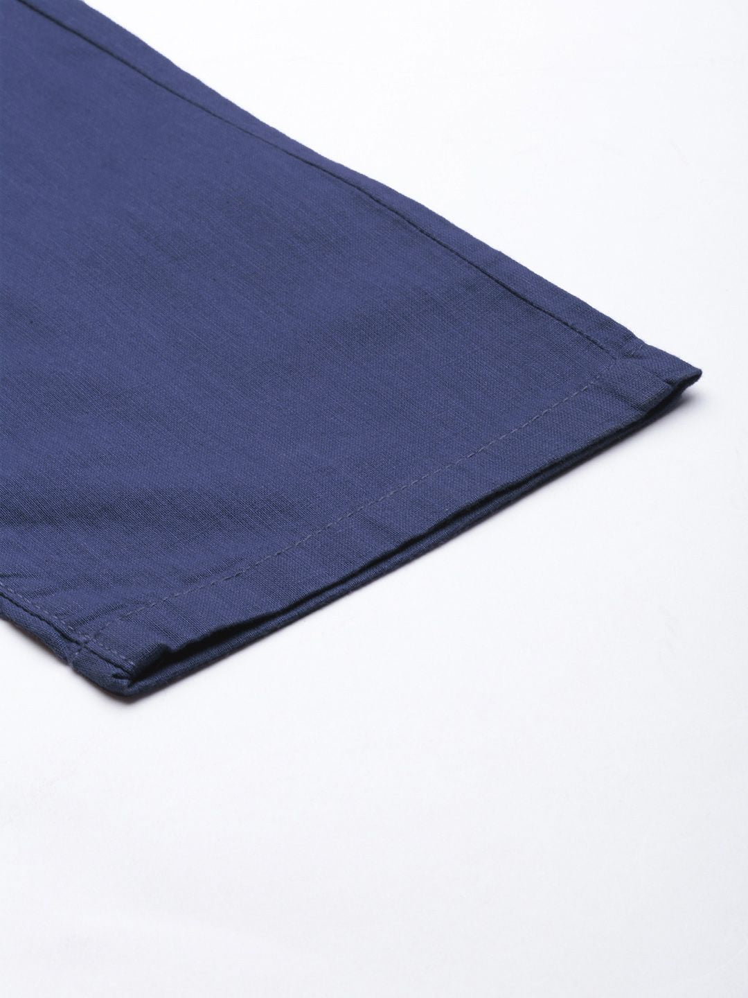 The Indian Garage Co Men Blue Slim Fit Trousers
