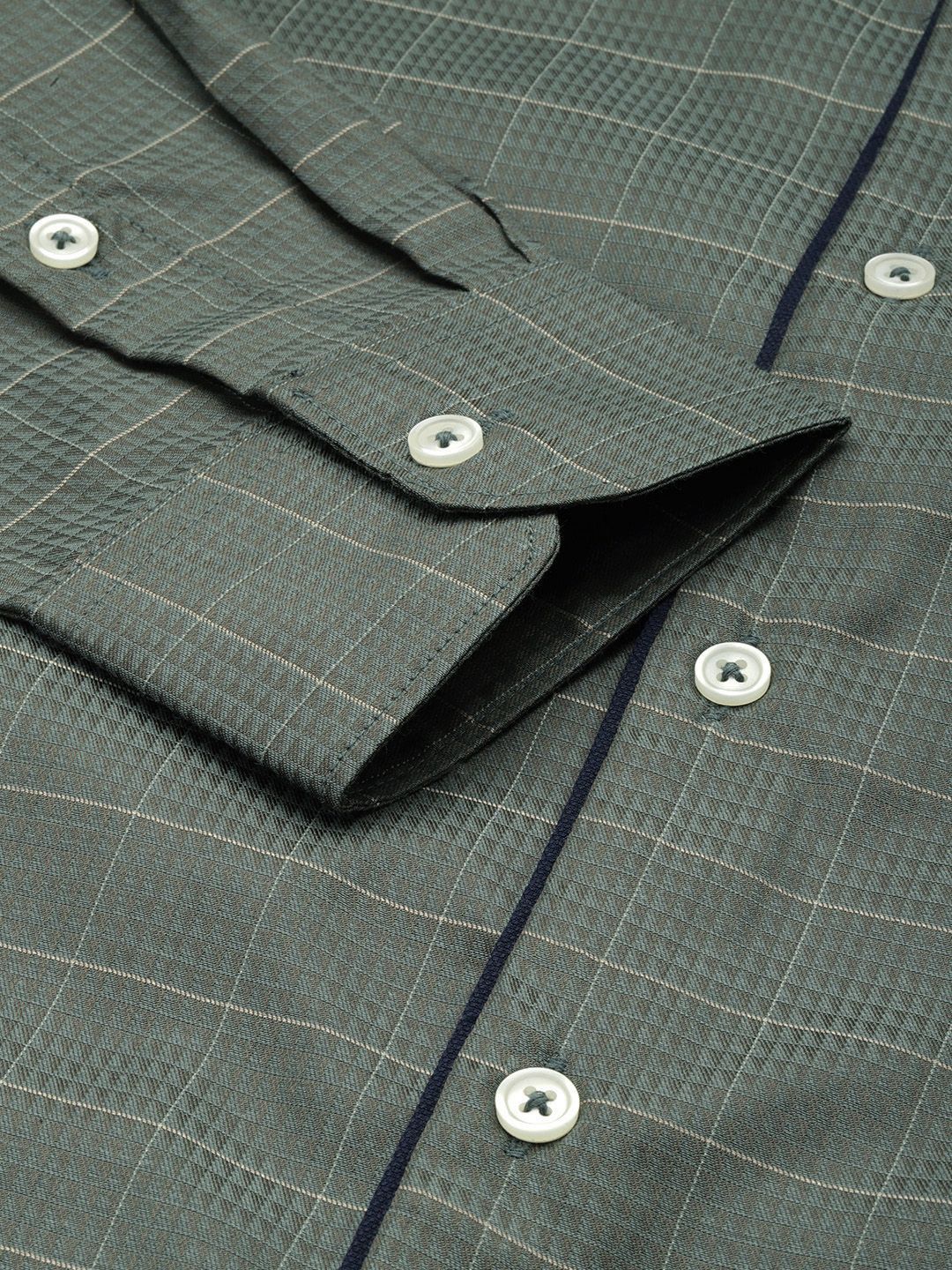 The Indian Garage Co. X Luxe Slim Fit Checked Formal Shirt