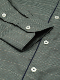 The Indian Garage Co. X Luxe Slim Fit Checked Formal Shirt