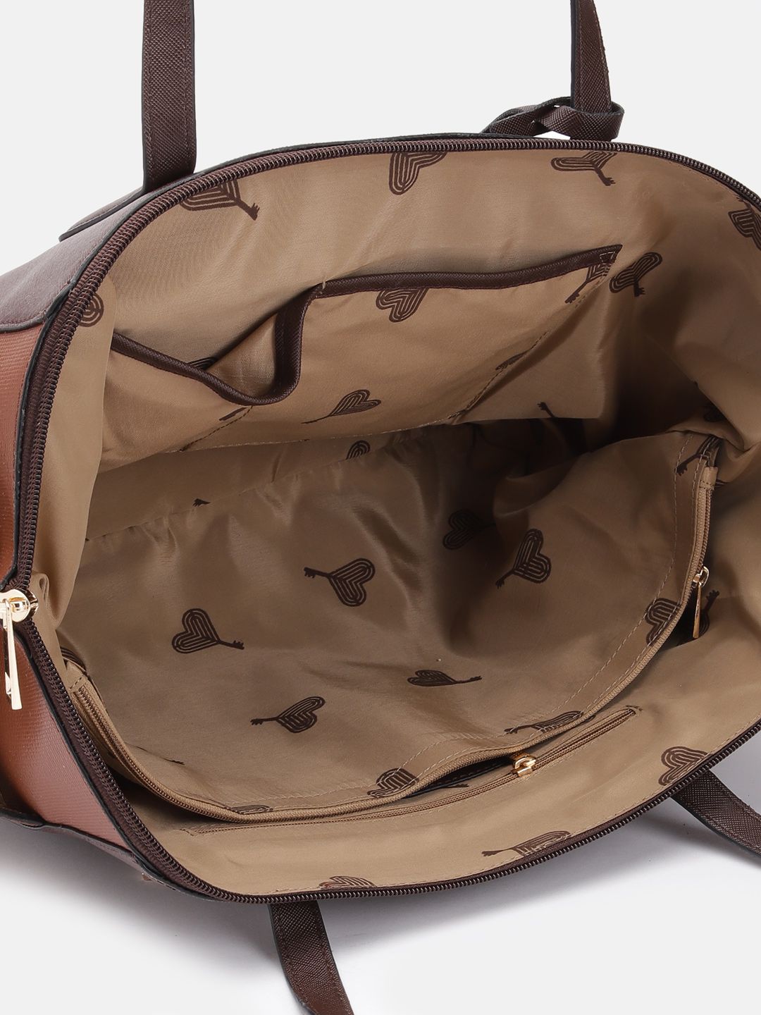 The Label Life Colourblocked Structured Shoulder Bag