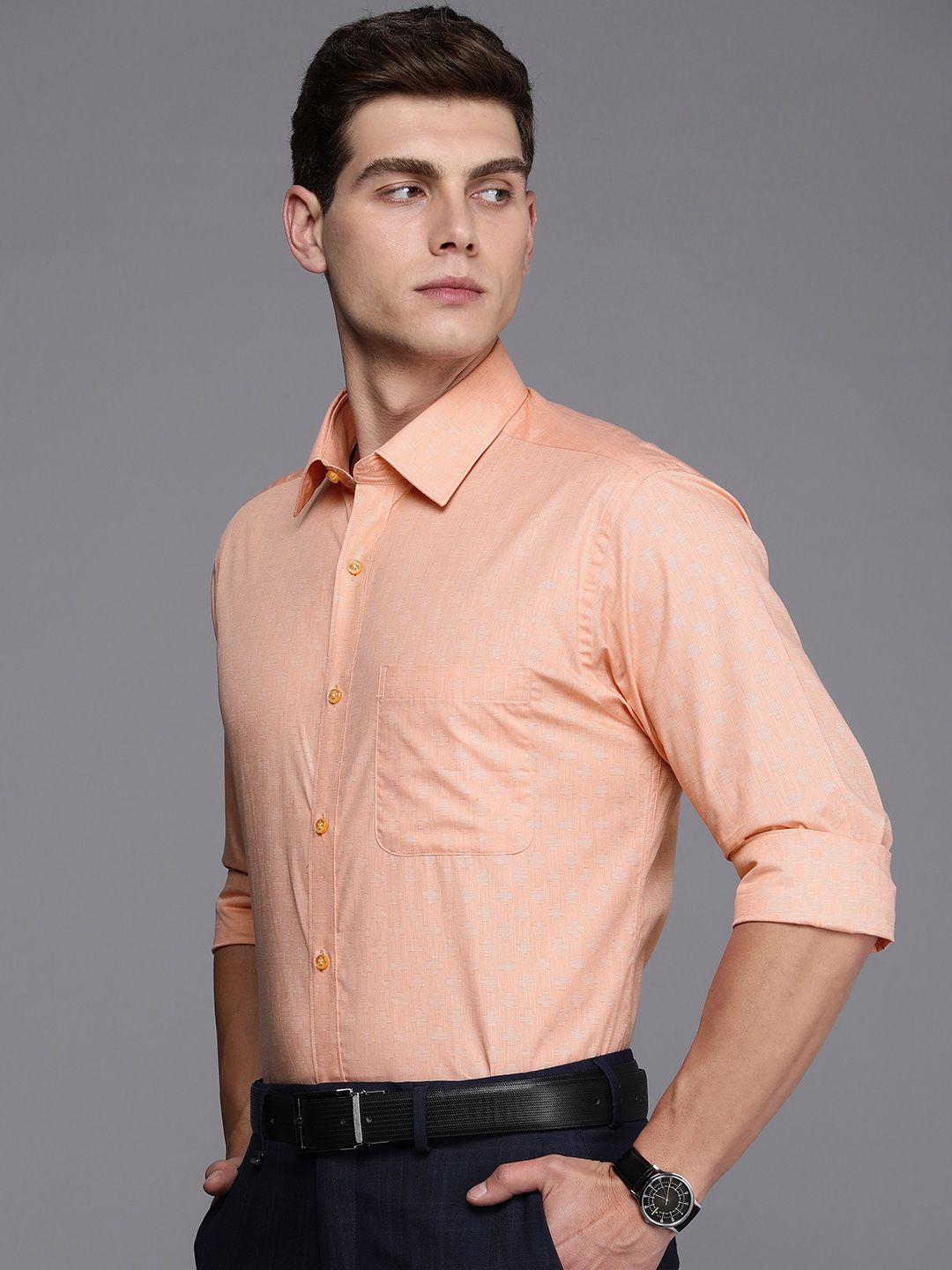 Raymond Pure Cotton Slim Fit Formal Shirt