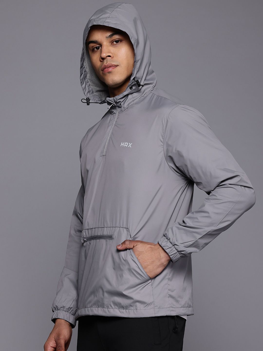 HRX by Hrithik Roshan Rapid-Dry Running Tailored Jacket