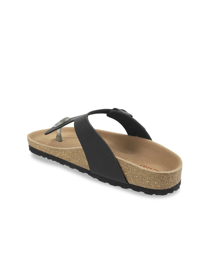 Metro Women Open Toe T-Strap Flats