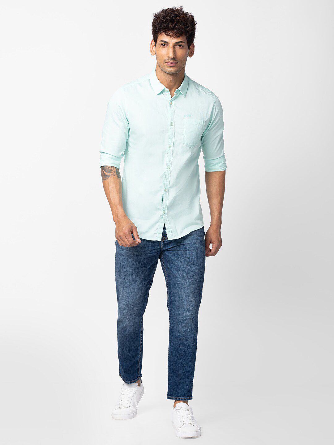 SPYKAR Men Slim Fit Casual Shirt
