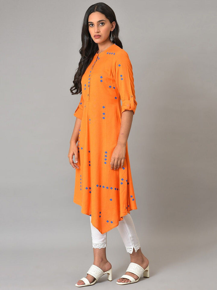 W Women Geometric Printed Kurta