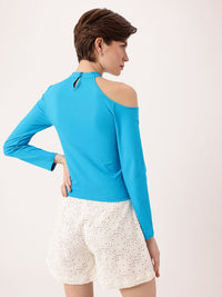 DressBerry Delightful Cold Shoulder Style Regular Top