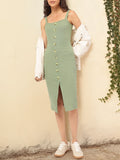 DressBerry Cool Matcha Soft Grunge Sheath Dress