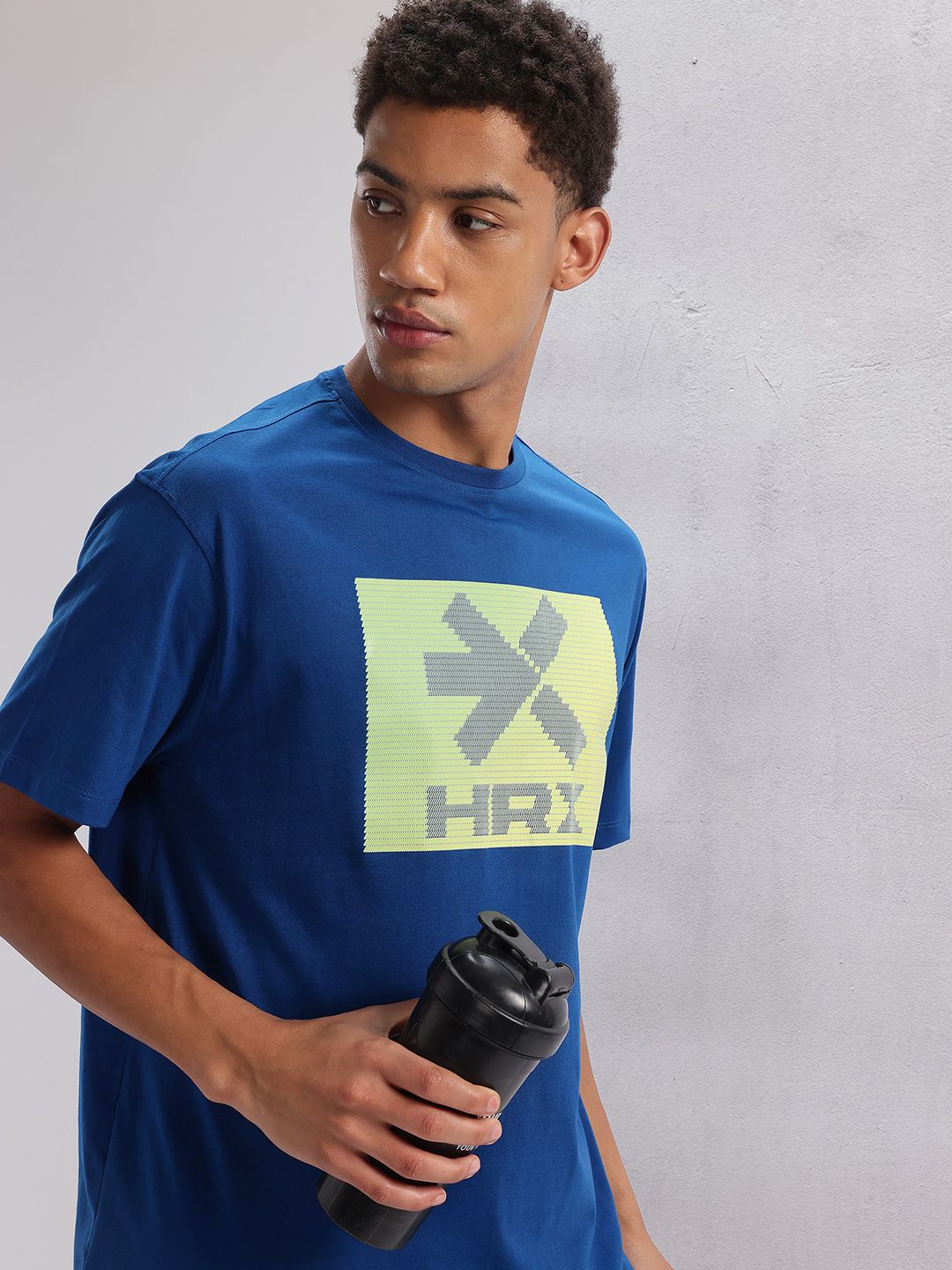 HRX by Hrithik Roshan Men Twin Collection Brand Logo Printed Training T-shirt