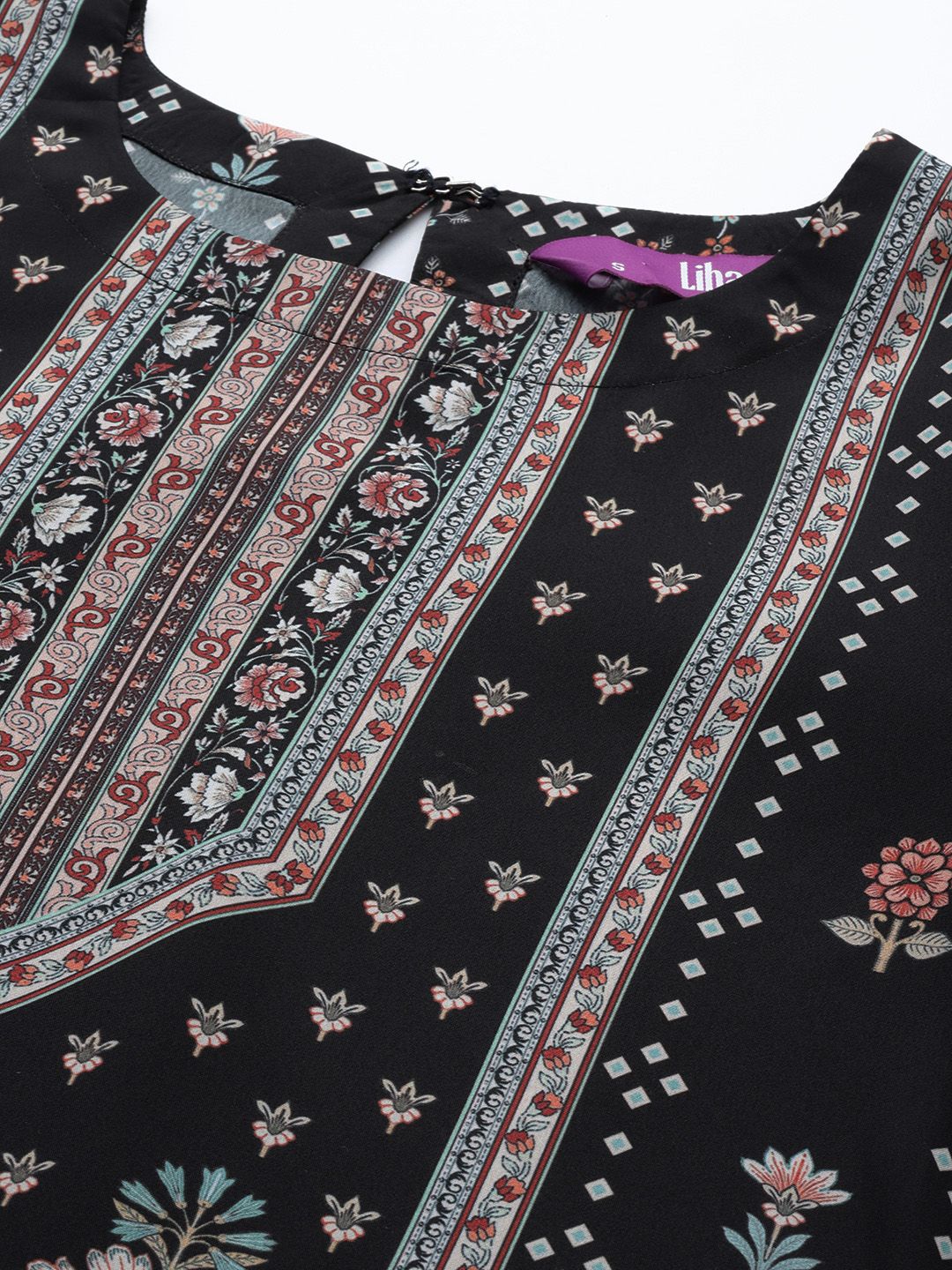 Libas Floral Printed Kurta with Trousers & With Dupatta