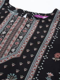 Libas Floral Printed Kurta with Trousers & With Dupatta