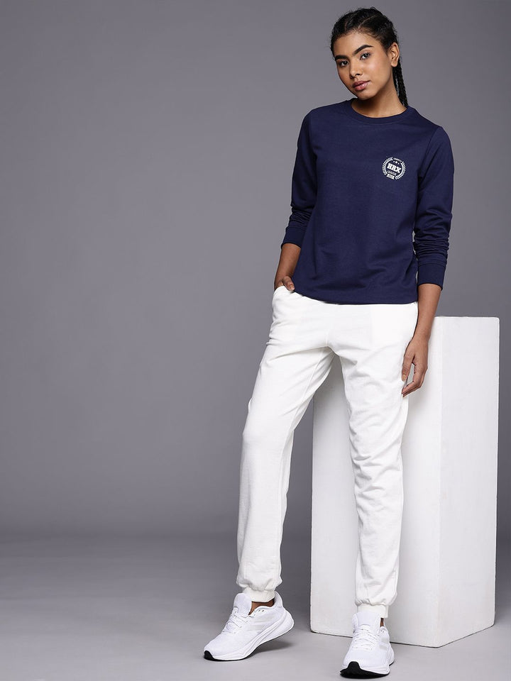 HRX by Hrithik Roshan Round Neck Knitted Sweatshirt