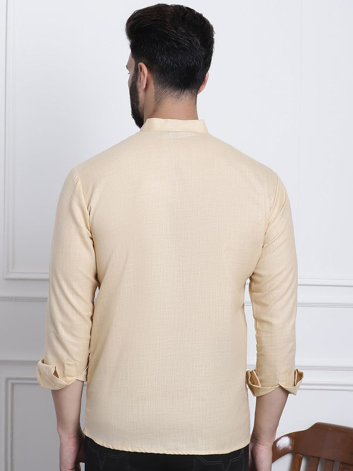 Anug oleh SOJANYA Men Beige Kurta