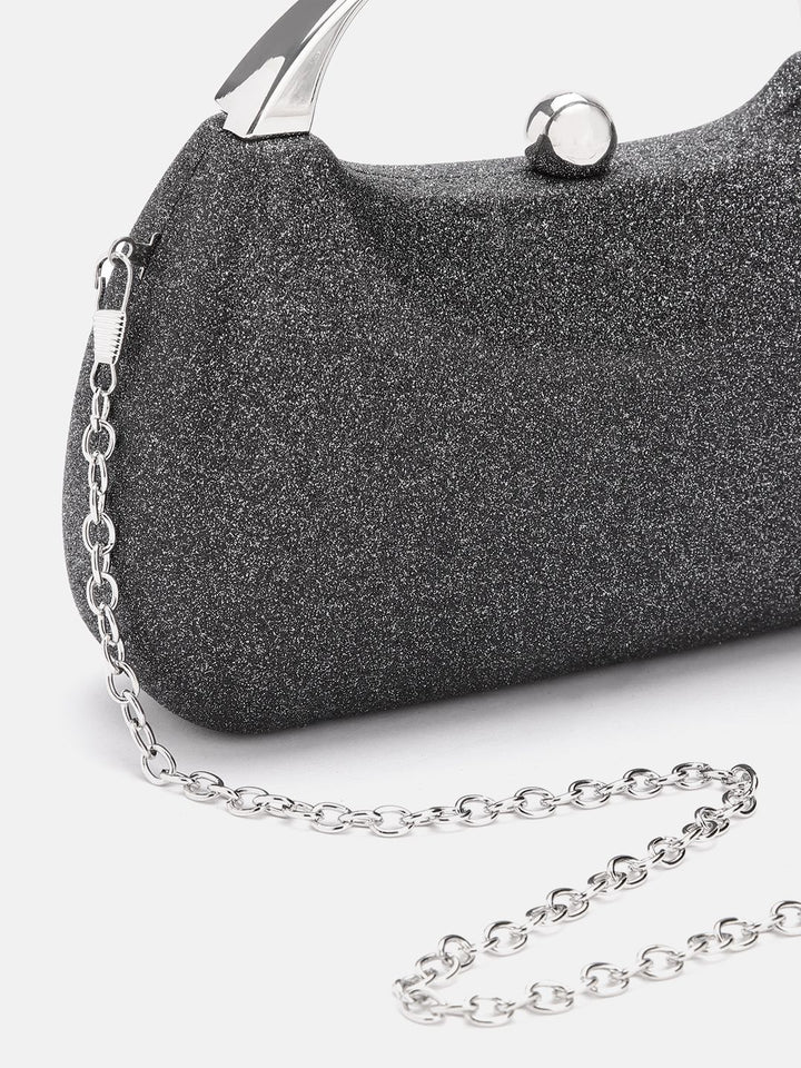 Lino Perros Women Glittery Effect Box Clutch